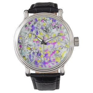 Reloj De Pulsera pintura salpicadura y goteo