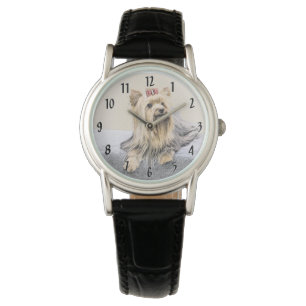 Reloj De Pulsera Pintura Terrier de Yorkshire - Arte Perro Original