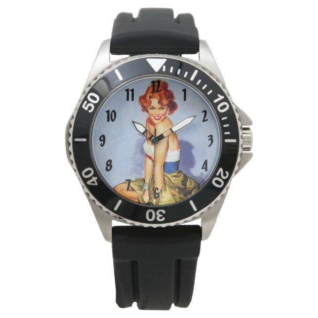 Reloj De Pulsera Pinus retro vintage (Anverso)
