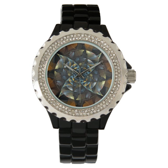 Reloj De Pulsera PinWheeler Abstract Art (Anverso)