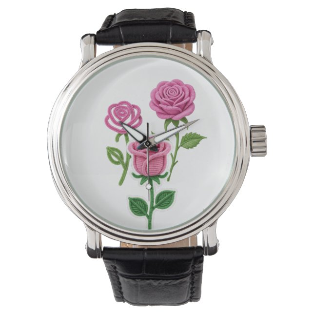 Reloj De Pulsera Pipe Cleaner Flower (Anverso)