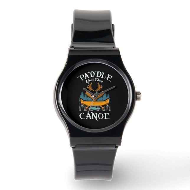 Reloj De Pulsera Piragüismo - Paddle su propia canoa (Anverso)