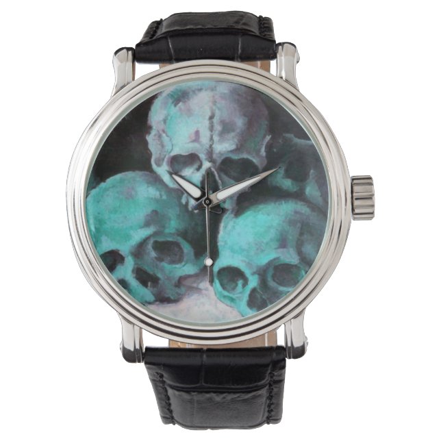 Reloj De Pulsera Pirámide de las calaveras después de Cezanne (Anverso)