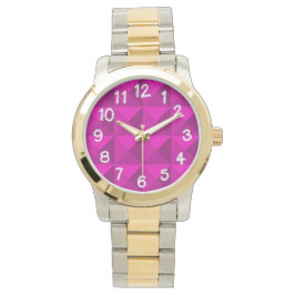 Reloj De Pulsera Pirámides de Magenta