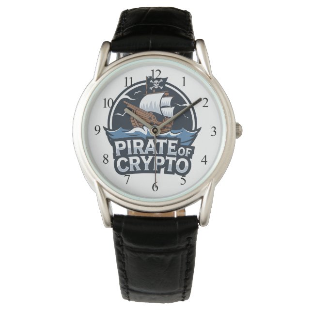 Reloj De Pulsera Pirata de Crypto (Anverso)