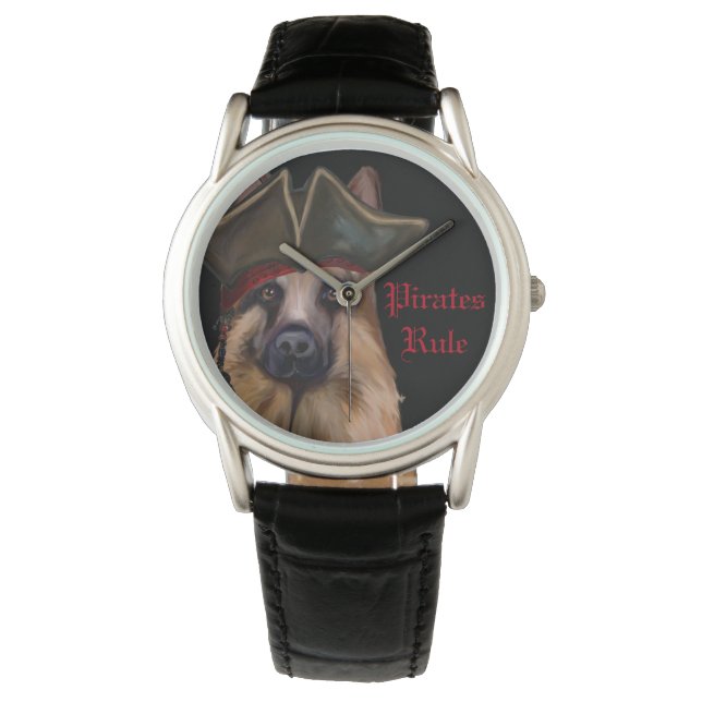 RELOJ DE PULSERA PIRATA PASTOR ALEMÁN (Anverso)