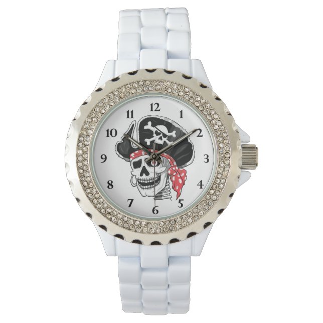 Reloj De Pulsera Pirata Skull (Anverso)