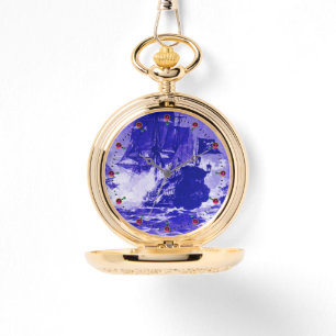 Reloj De Pulsera PIRATE BATTLE Naval Náutica Azul