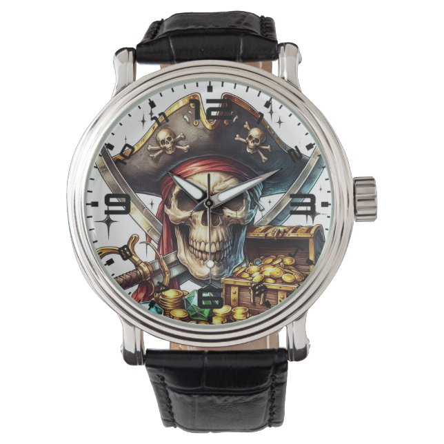 Reloj De Pulsera Pirate Skull Watch (Anverso)