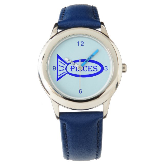 Reloj De Pulsera Pisces Star Sign Fish Kids Watch (Anverso)