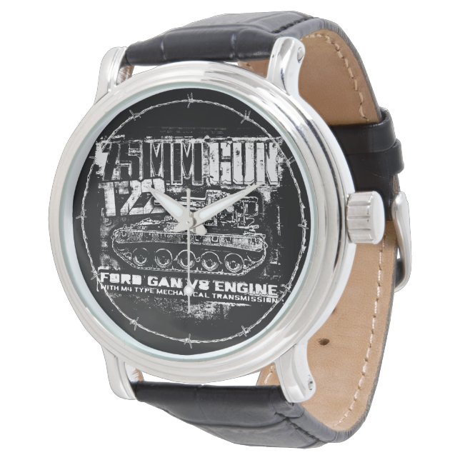 Reloj De Pulsera pistola de 75 mm T22 Watch eWatch Watch (Angular)