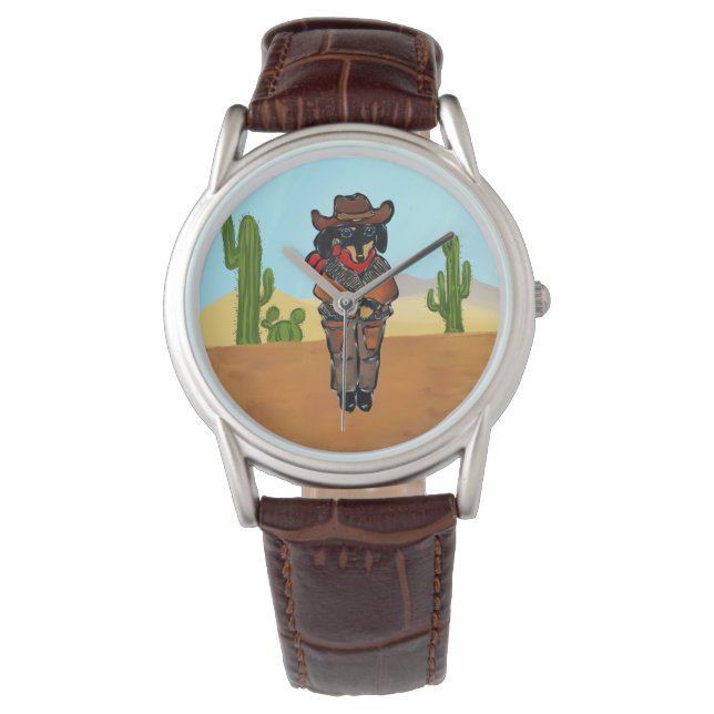 Reloj De Pulsera Pistolero Doxie (Anverso)