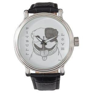 Reloj De Pulsera Pitbull Love Watch