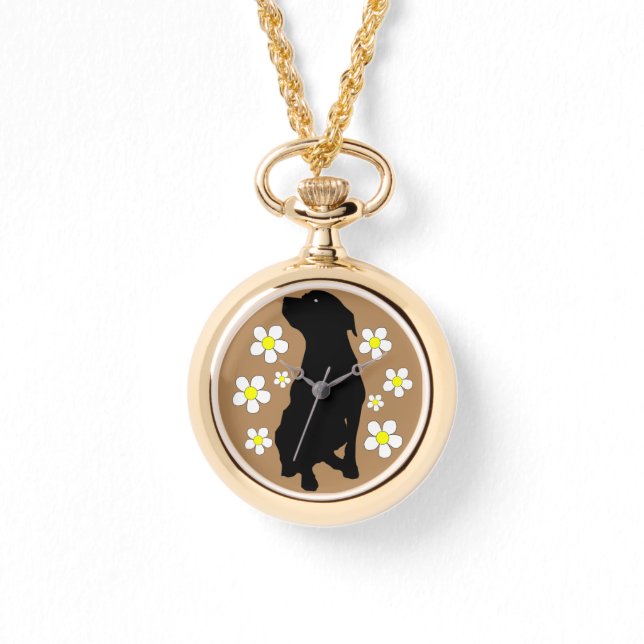 Reloj De Pulsera Pitbull Momma Womens Gold Wrap Watch (Anverso)