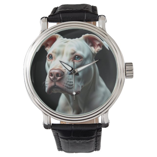 Reloj De Pulsera Pittbull Terrier Writer Watch (Anverso)