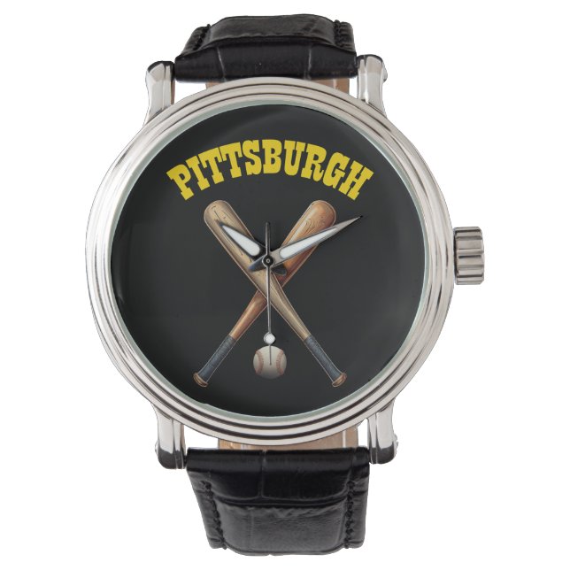 Reloj De Pulsera Pittsburgh Baseball (Anverso)