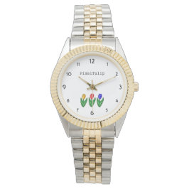 Reloj De Pulsera Pixel Tulip