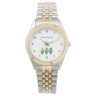 Reloj De Pulsera Pixel Tulip
