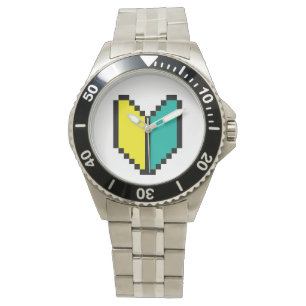 Reloj De Pulsera Pixel Wakaba de 8 bits/Marca Shoshinsha