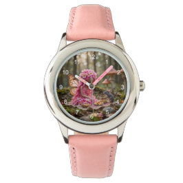 Reloj De Pulsera Píxico rosa y picnic del ratón