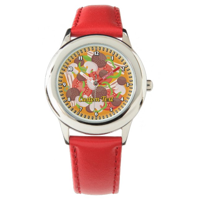Reloj De Pulsera Pizza Watch (Anverso)