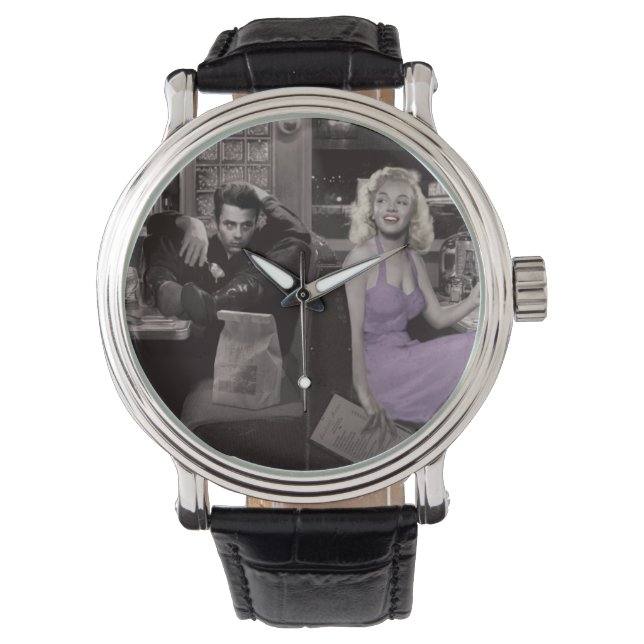 Reloj De Pulsera Placa azul (Anverso)