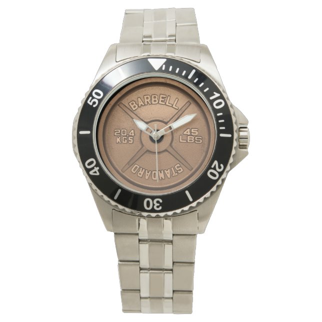 Reloj De Pulsera Placa de paro de cobre (Anverso)