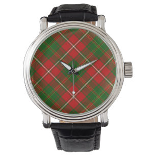 Reloj De Pulsera Placa verde tártara de heno