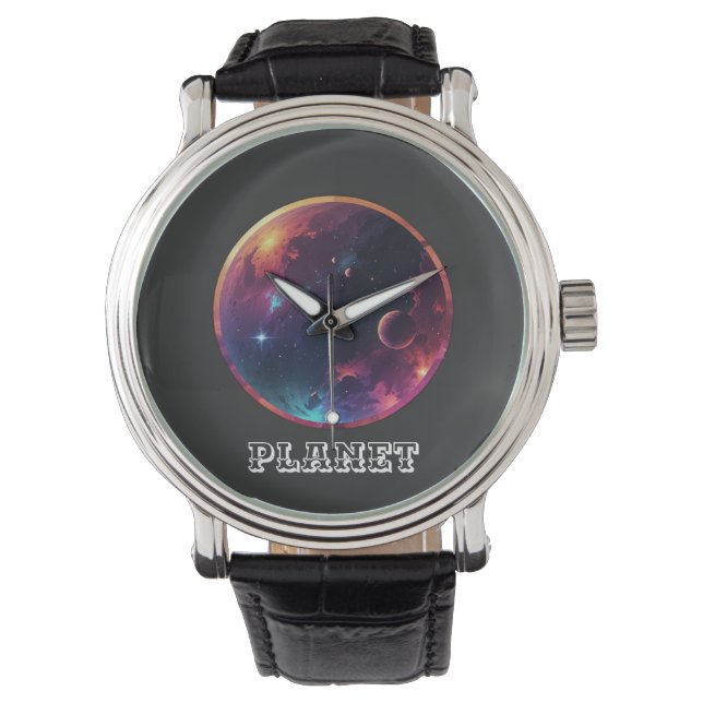 Reloj De Pulsera Planeta (Anverso)