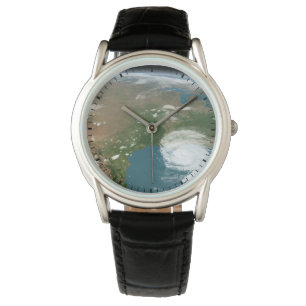 Reloj De Pulsera Planeta Panorámico Tierra Y Estados Unidos.