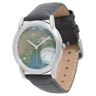 Reloj De Pulsera Planeta Panorámico Tierra Y Estados Unidos.