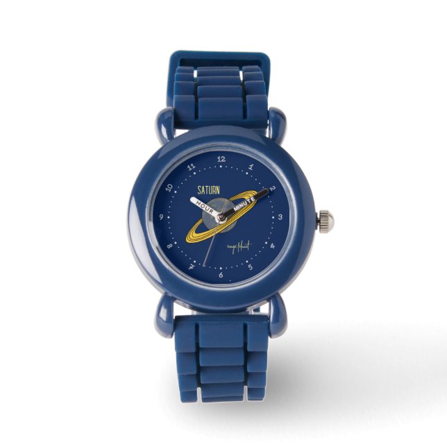 Reloj De Pulsera planeta Saturno  (Anverso)