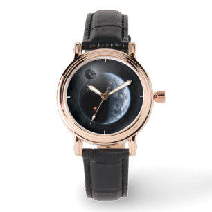 Reloj De Pulsera Planeta Similar A La Tierra Con Océanos Recubriend