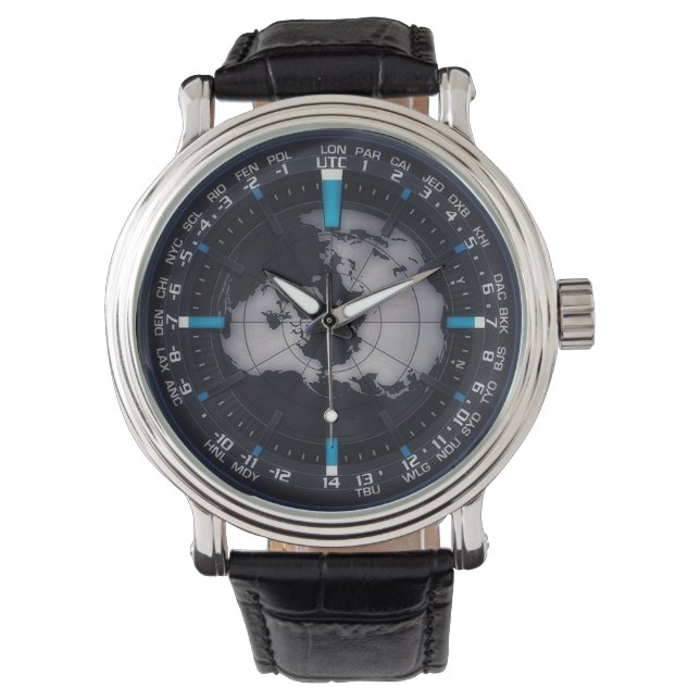 Reloj De Pulsera Planeta Tierra (Anverso)
