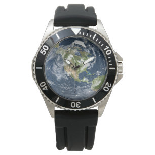 Reloj De Pulsera Planeta Tierra Mundo