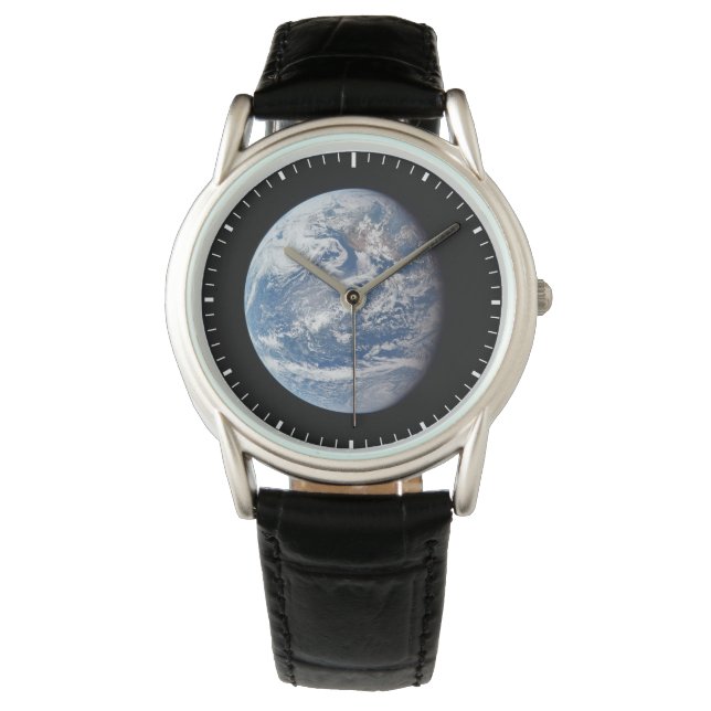 Reloj De Pulsera Planeta Tierra Tomada Por La Tripulación Apolo 11. (Anverso)