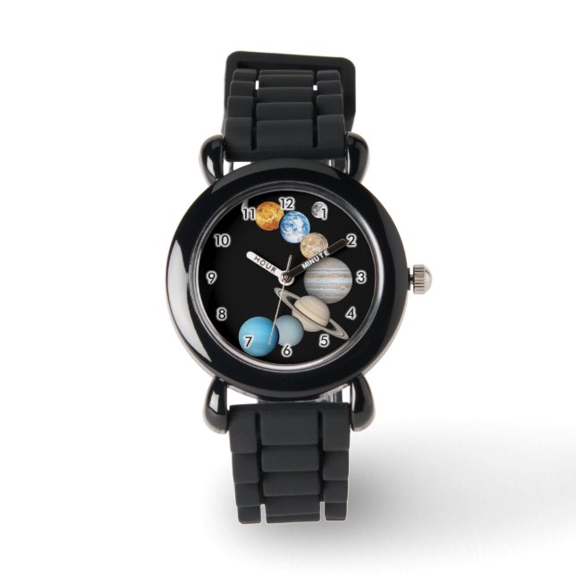 Reloj De Pulsera Planetas del sistema solar (color cambiable) (Anverso)