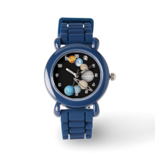 Reloj De Pulsera Planetas del sistema solar (intercambiables en col