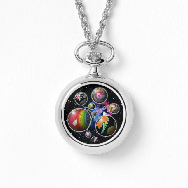 Reloj De Pulsera Planetoides (Anverso)
