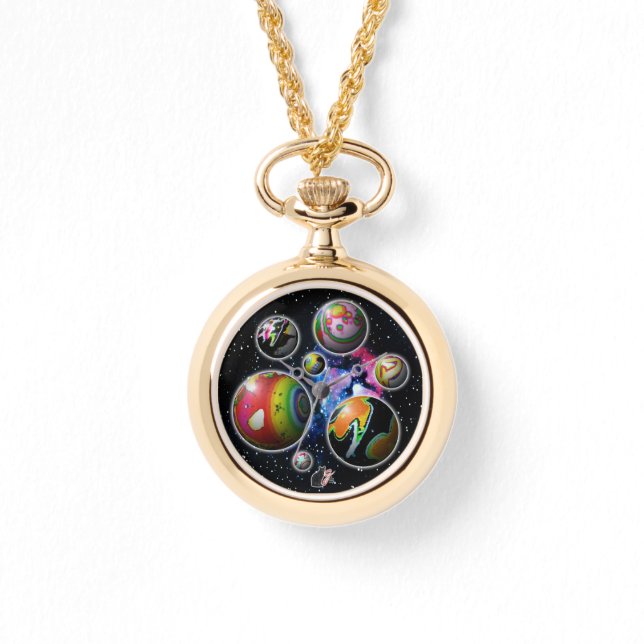 Reloj De Pulsera Planetoides (Anverso)