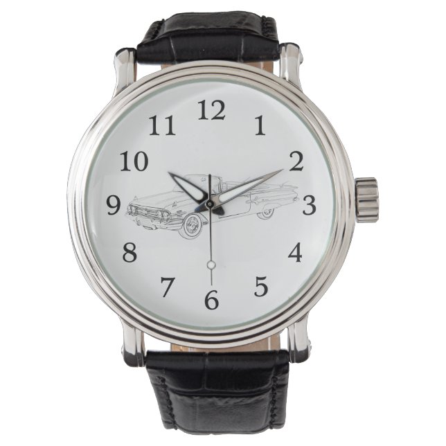 Reloj De Pulsera Plano convertible Chevy Impala 1960 (Anverso)