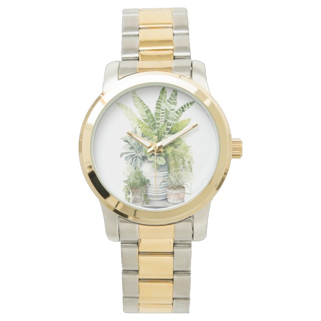 Reloj De Pulsera Plantas de Interior (Anverso)
