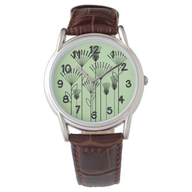 Reloj De Pulsera Plantas de palo (Anverso)