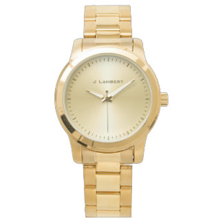 Reloj De Pulsera Plantilla de nombre personalizado Gold VIP