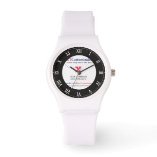 Reloj De Pulsera Plantilla en blanco adaptable del regalo