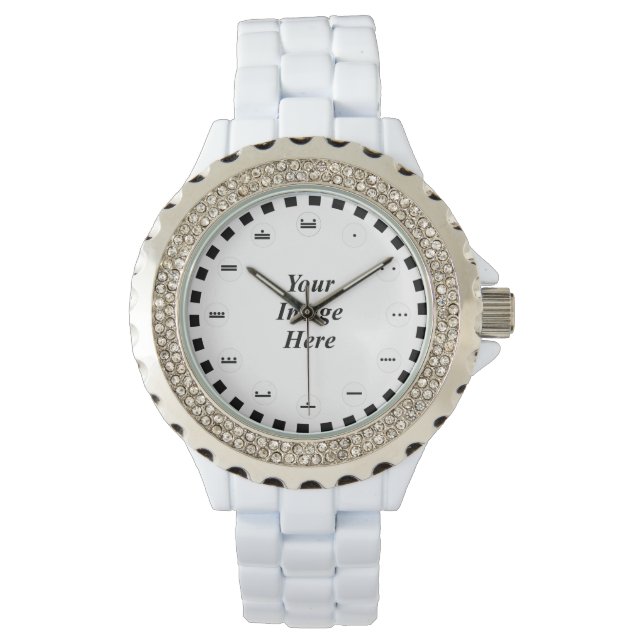 Reloj De Pulsera Plantilla en blanco (cara maya) de Kenneth Yoncich (Anverso)