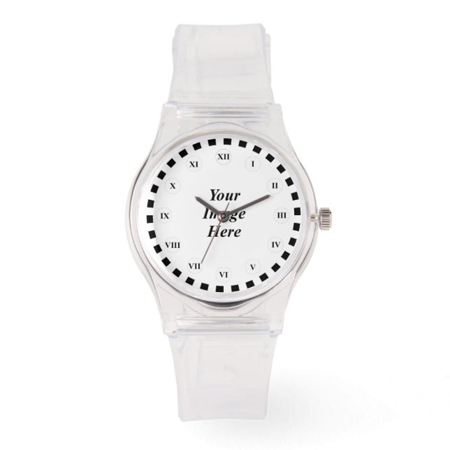 Reloj De Pulsera Plantilla en blanco (romano) de Kenneth Yoncich (Anverso)