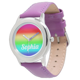 Reloj De Pulsera Plantilla linda conocida personalizada chicas del