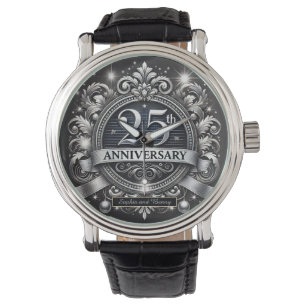 Reloj De Pulsera Plata eterna: 25 años