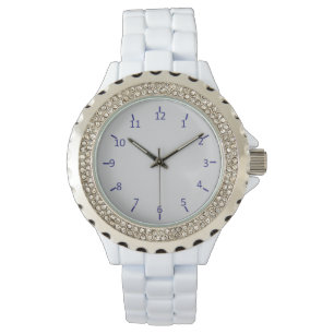 Reloj De Pulsera Plata y Blue Outlaw